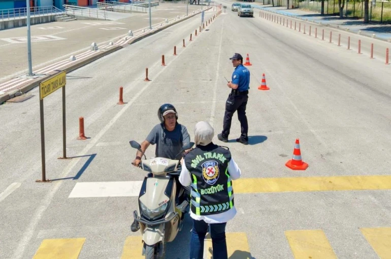 Bilecik’te drone destekli trafik denetimi