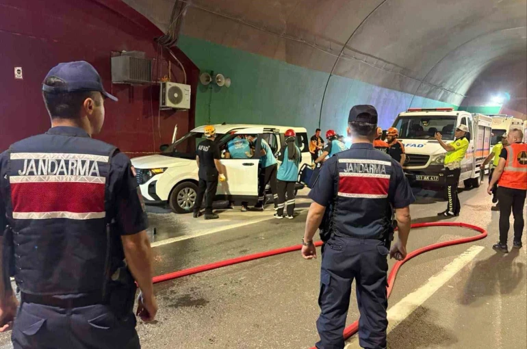 Bilecik’te gerçeğini aratmayan tünel tatbikatı