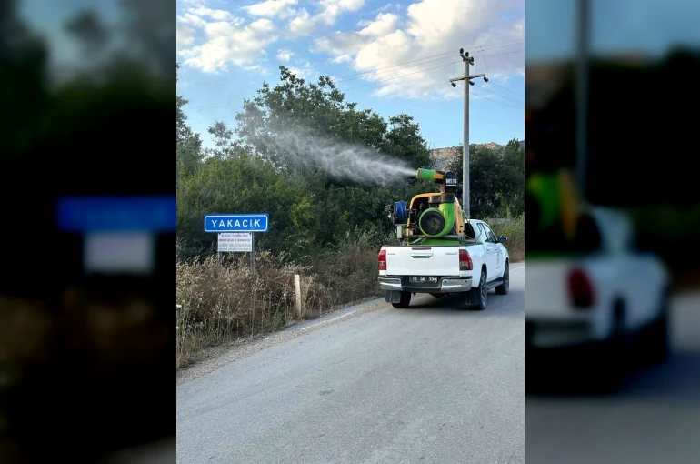 Bilecik’te haşerelere karşı ilaçlama çalışması yapıldı