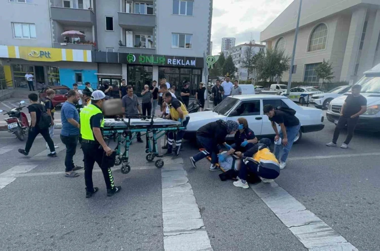 Bilecik’te motosikletin çarptığı yaya yaralandı 