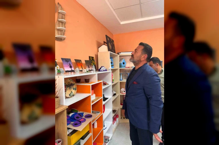 Bilecik’te özel ihtiyaçlı gençlerin el emeği eserleri beğeni topladı 