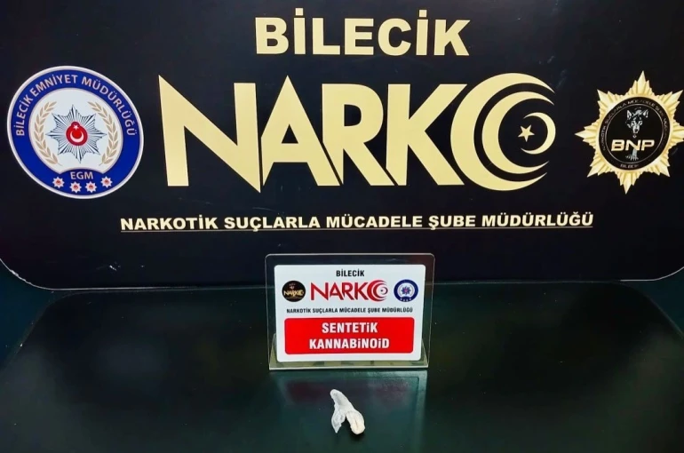 Bilecik’te uyuşturucu operasyonu: 1 gözaltı