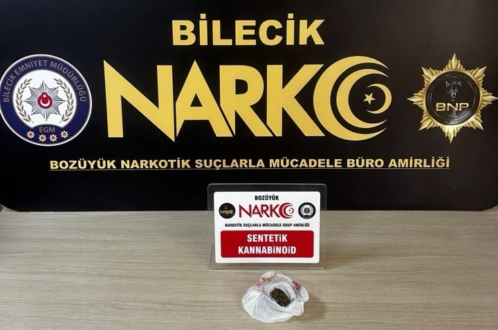 Bilecik’te uyuşturucu operasyonu: 1 gözaltı