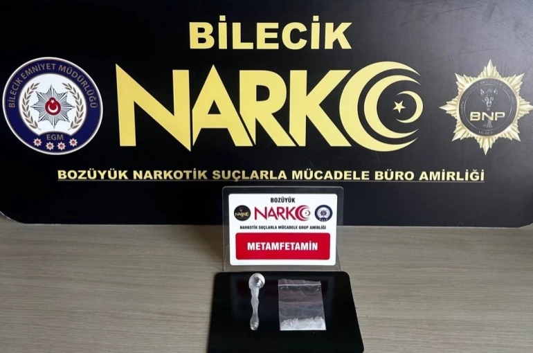 Bilecik’te uyuşturucu operasyonu: 1 gözaltı