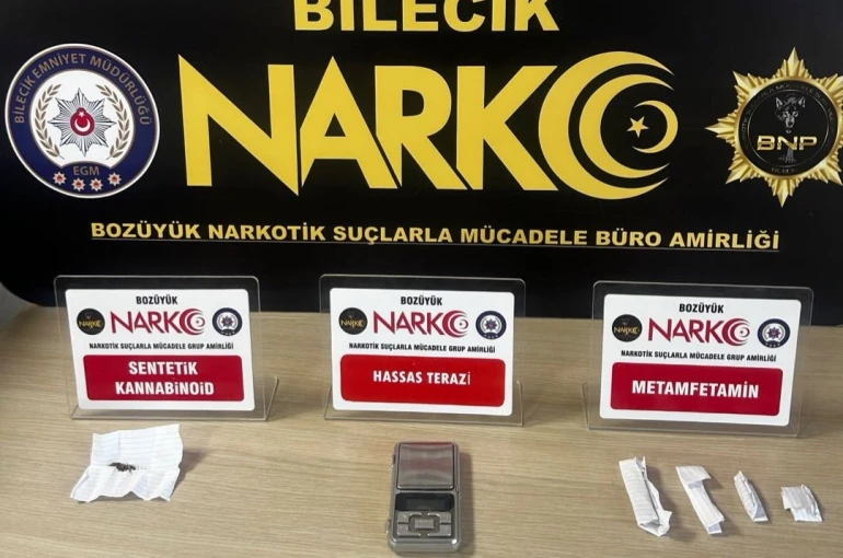 Bilecik’te uyuşturucu operasyonu