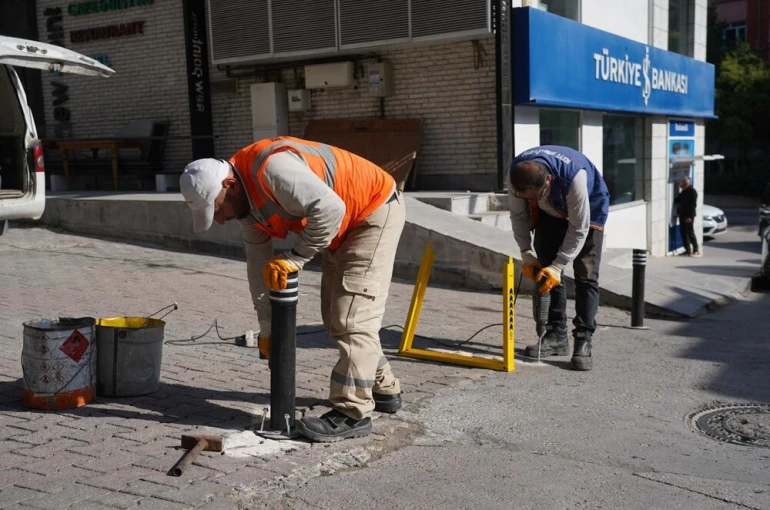 Bilecik’te yayalaştırma çalışmaları başladı 