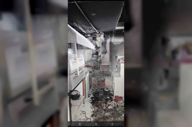 Bitlis’te bir iş yerinde yangın çıktı