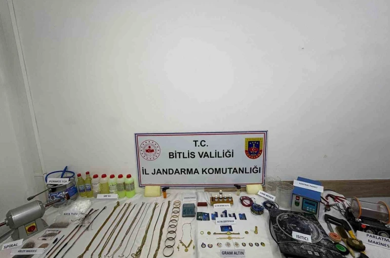 Bitlis’teki sahte altın operasyonunda 2 kişi tutuklandı