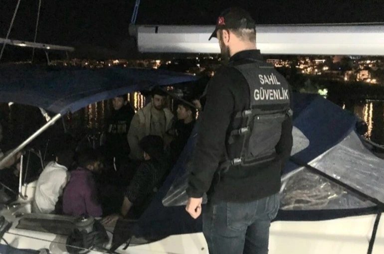 Bodrum açıklarında 106 göçmen yakalandı: 1 gözaltı