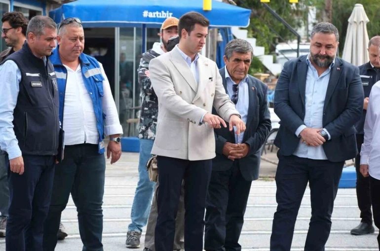 Bodrum Plaj Caddesi’nde 2. etap çalışmaları başladı