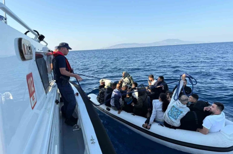 Bodrum’da 24 düzensiz göçmen yakalandı, 2 kişi gözaltına alındı