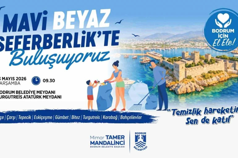 Bodrum’da "Mavi Beyaz Seferberlik" 