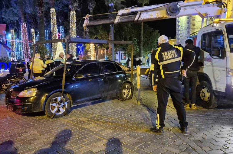 Bodrum’da polis ekiplerinden sıkı denetim