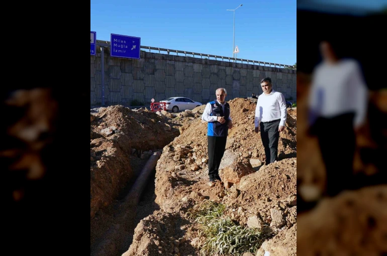 Bodrum’un su isale hatları yenileme çalışmaları devam ediyor