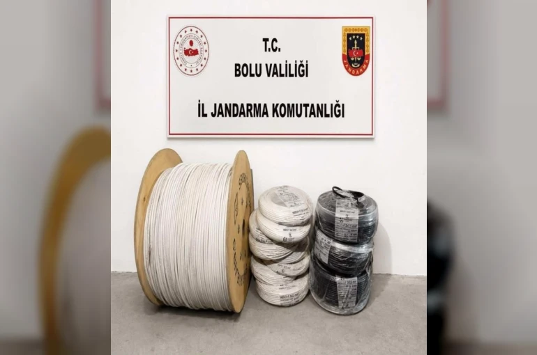 Bolu’da kablo hırsızlarını JASAT ekipleri yakaladı