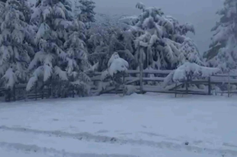 Bolu’da kış turizmine yapay kar desteği
