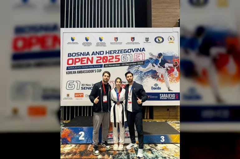 Bosna Hersek’teki yarışmada üçüncü oldu