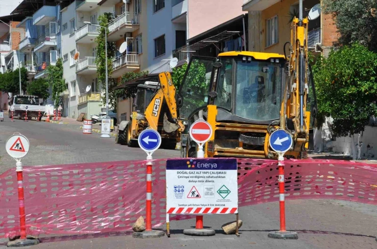 Bozdoğan’da doğalgaz için ilk kazma vuruldu