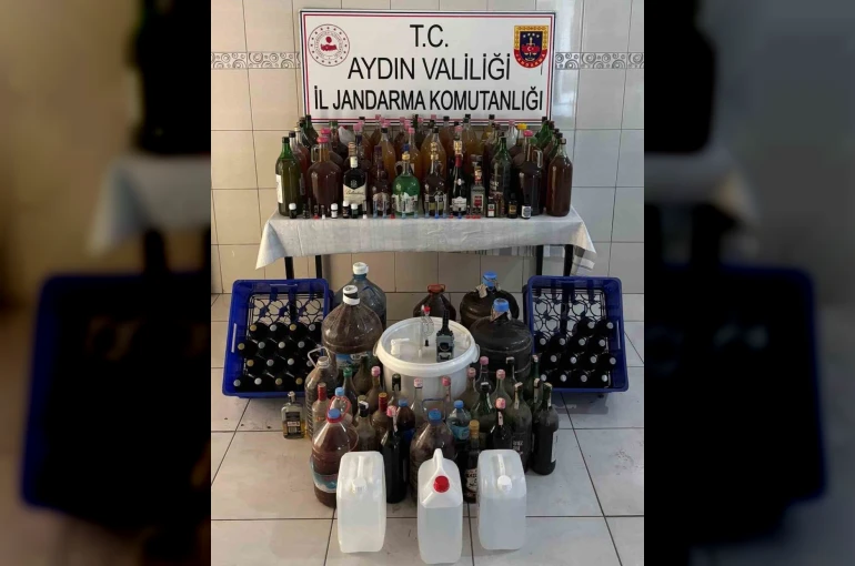 Bozdoğan’da kaçak alkol operasyonu 