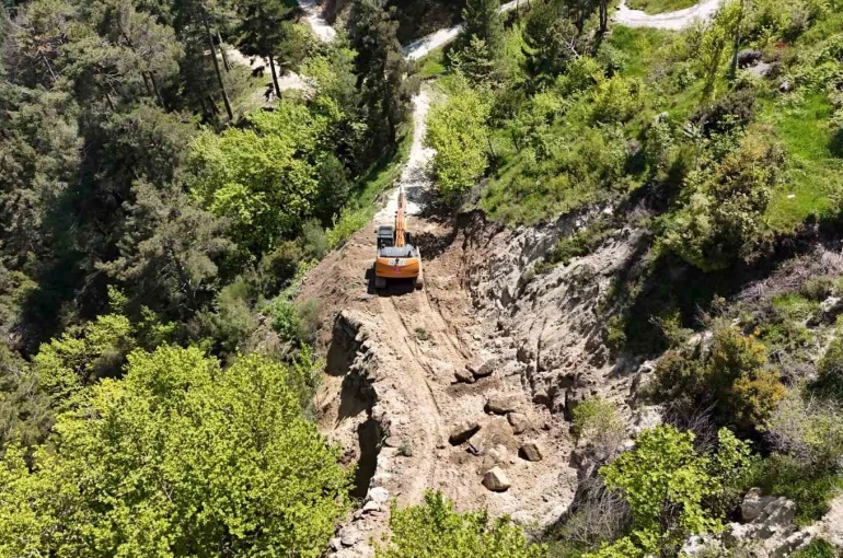 Bozdoğan’da Madran Yayla yolunda çalışmalar tamamlandı 