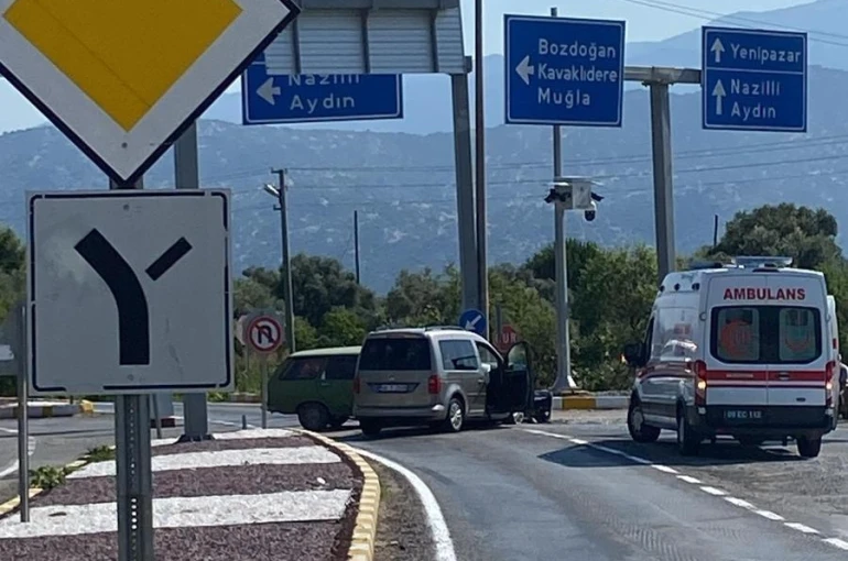 Bozdoğan’da trafik kazası: 1 yaralı