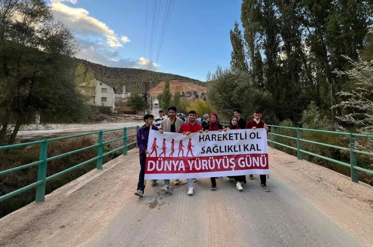 Bozkır’da "Sağlık için yürü" etkinliği