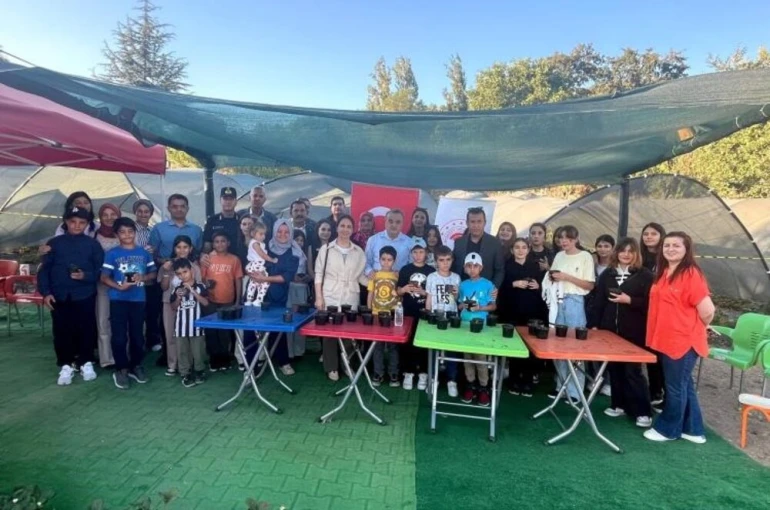 Bozüyük Sevgi Evi öğrencileri fide dikti