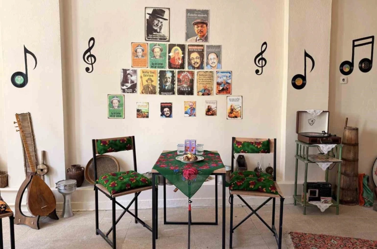 Bu kafede her şey nostaljik