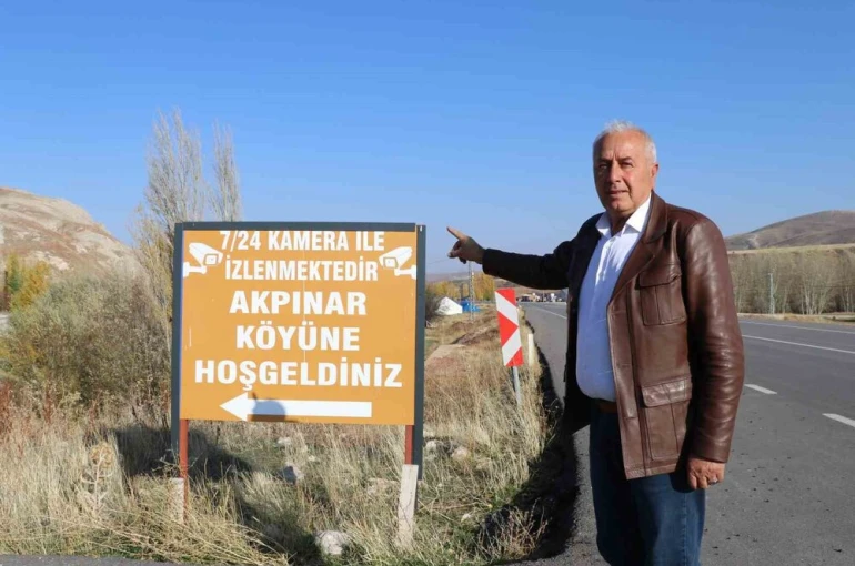 Bu köy 7 gün 24 saat kamerayla izleniyor 