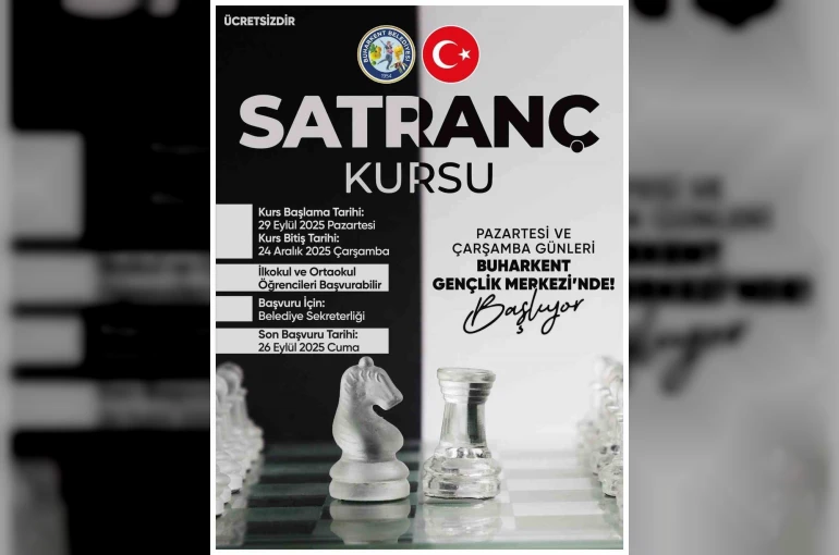 Buharkent’te satranç kursu başlıyor