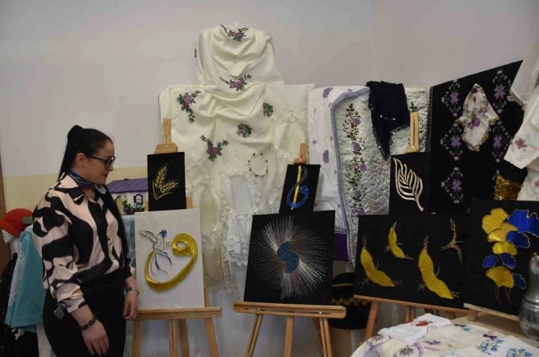 Burç Sosyal Tesisi’nde emekler sergilendi