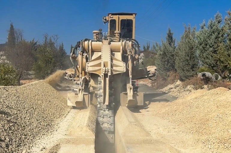 Burç’ta GASKİ’nin altyapı çalışmaları hızlandı