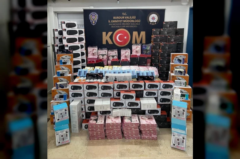 Burdur’da kaçakçılık operasyonu