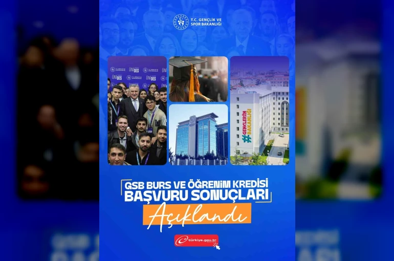 Burs ve öğrenim kredisi başvuru sonuçları açıklandı