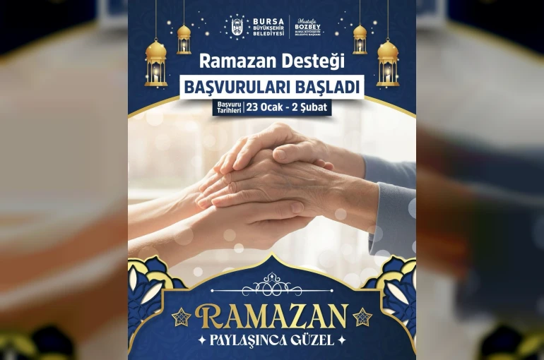 Bursa Büyükşehir’den ‘Ramazan Desteği’