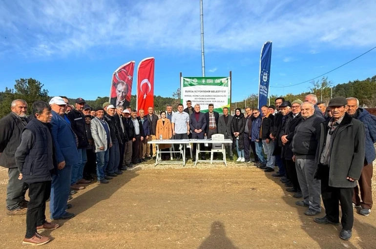 Bursa Büyükşehir’in kırsal kalkınma destekleri sürüyor