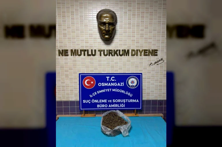 Bursa’da 1 kilo 280 gram esrar ele geçirildi 