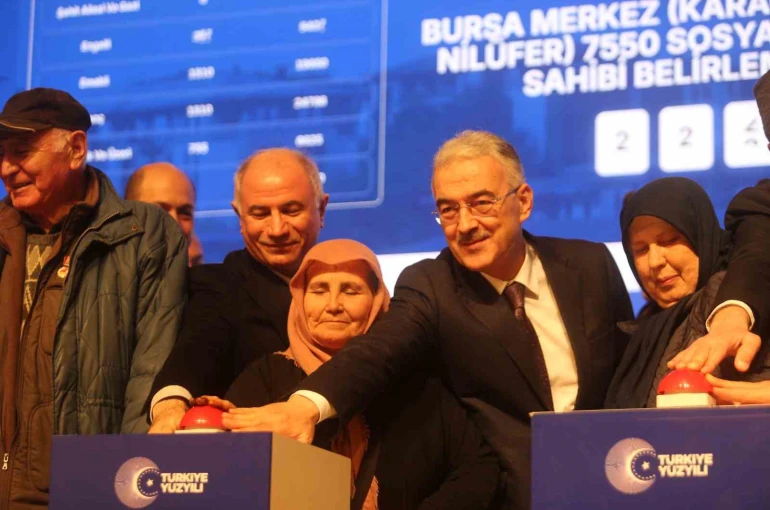 Bursa’da 17 bin 225 TOKİ konutunun hak sahipleri belirleniyor