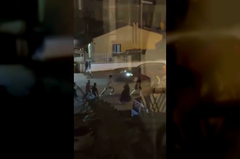 Bursa’da aileler arasında meydan muharebesi kamerada