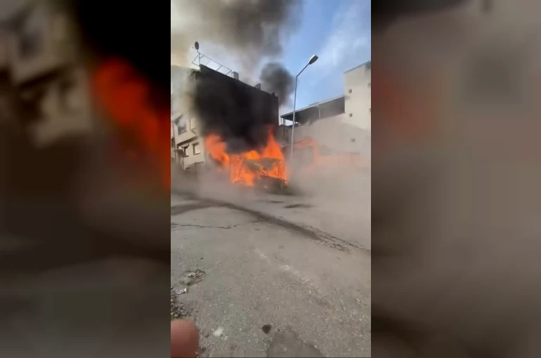 Bursa’da baraka yangını paniğe neden oldu 