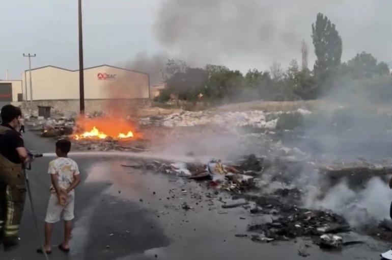 Bursa’da otluk alanda çıkan yangın paniğe neden oldu