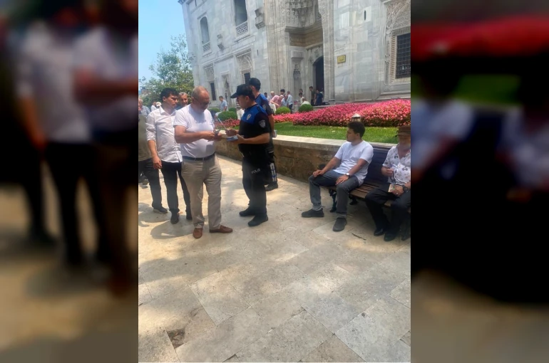 Bursa’da polisten vatandaşlara güvenlik bilgilendirmesi