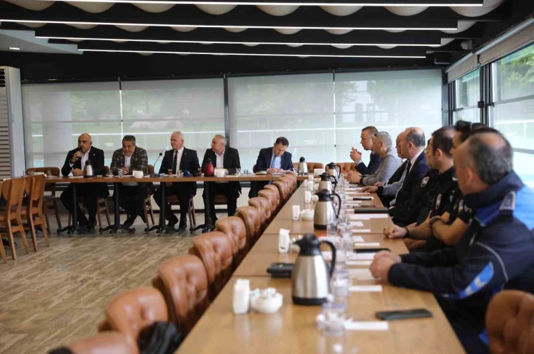 Bursa’da Zabıta Teşkilatı’ndan kurban bayramı öncesi koordinasyon toplantısı