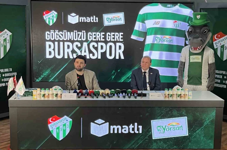 Bursaspor, 70 milyonluk sponsorluğuna imza attı