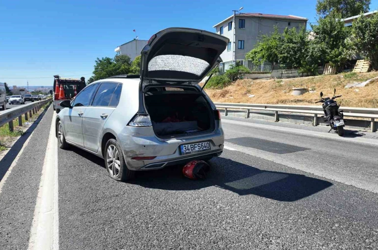 Büyükçekmece’de otomobile arkadan çarpan genç motosiklet sürücüsü hayatını kaybetti