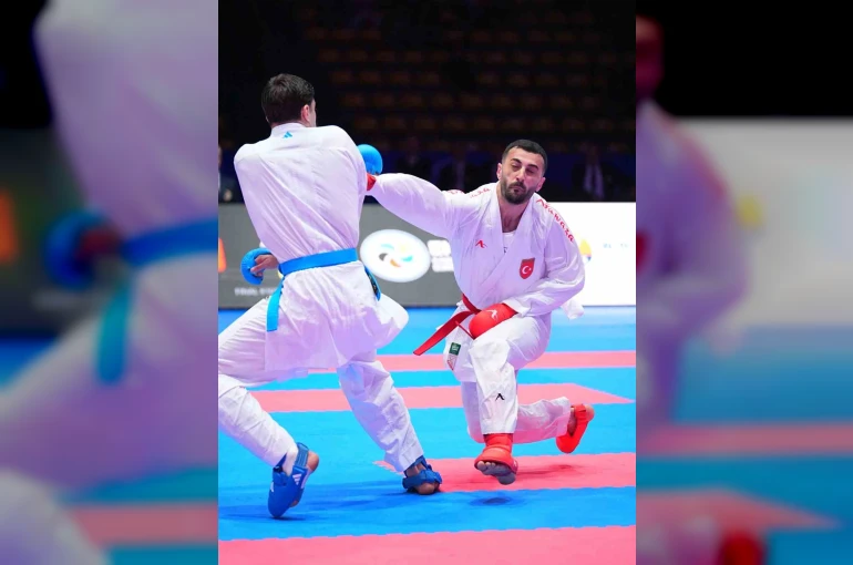 Büyükler Avrupa Karate Şampiyonası’nda Uğur Aktaş’tan gümüş madalya