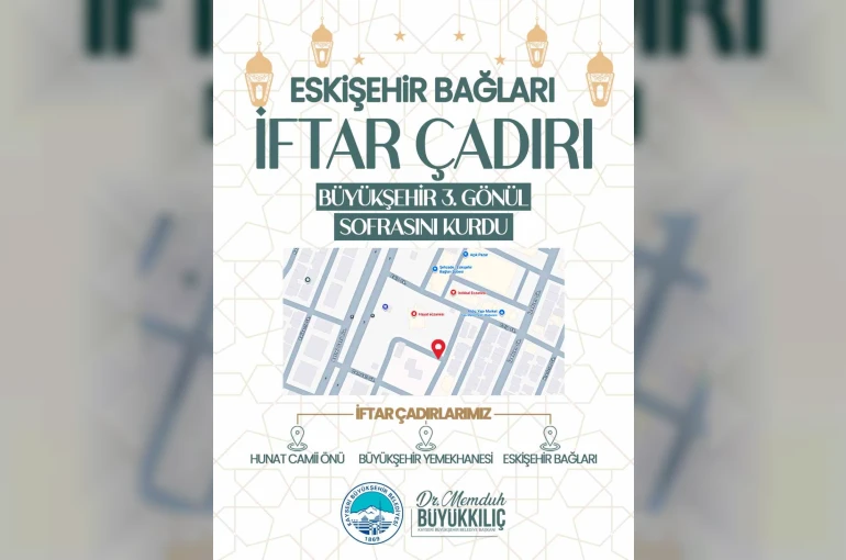 Büyükşehir, 3’üncü gönül sofrasını Eskişehir Bağlarına kurdu