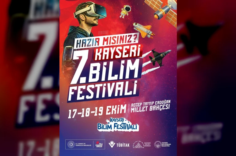 Büyükşehir ve TÜBİTAK iş birliğinde 7. Kayseri Bilim Festivali 