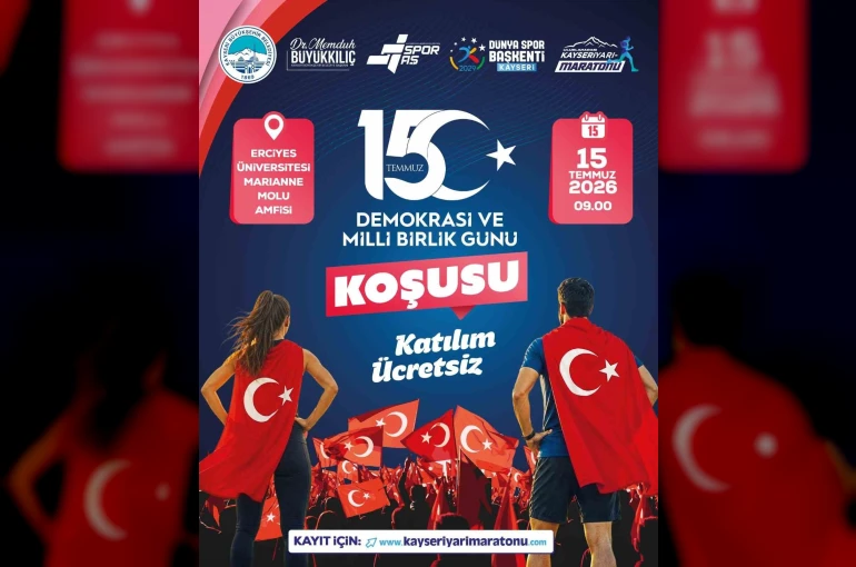 Büyükşehirden 15 Temmuz Demokrasi ve Milli Birlik Günü’ne anlamlı koşu