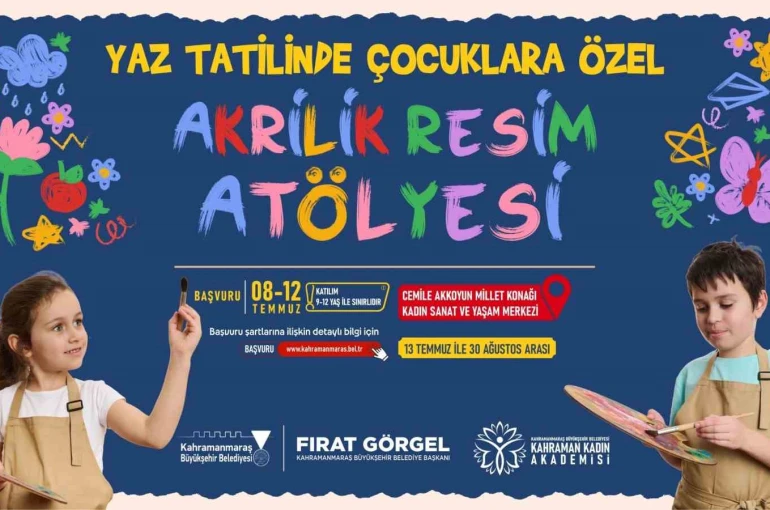 Büyükşehir’den çocuklara yaz tatilinde sanat desteği
